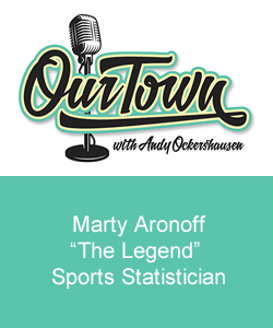 Our Town Podcast Marty Aronoff The Legend Sports Statistician