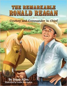 The Remarkable Ronald Reagan children's book cover