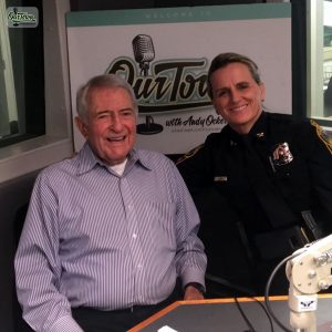 Mary Gavin - Chief of Police Falls Church Police Department with host Andy Ockershausen in-studio interview